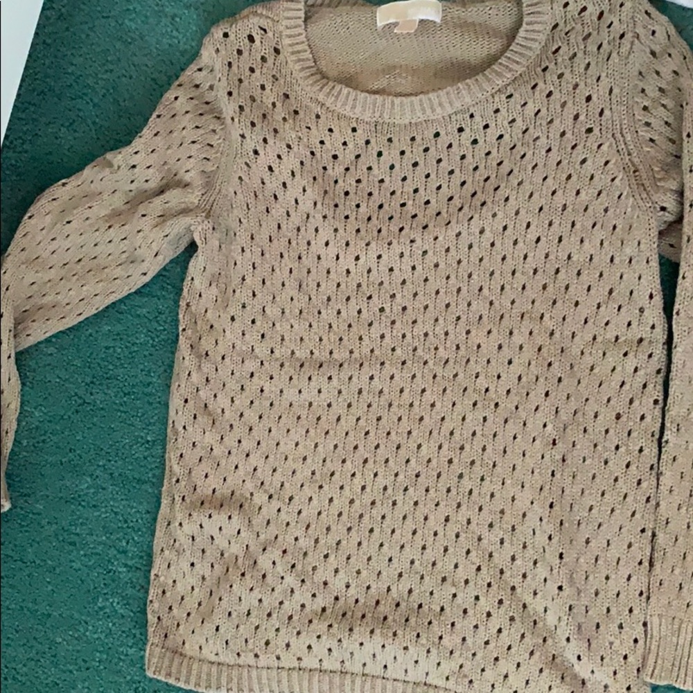 brown sweater